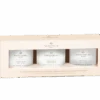 Coffret Douceur : Fleur De Coton, Jardin D'Eden, Rêve De Lin -Aromathérapie Boutique Coffret Trio Bougie Douceur 75g 1