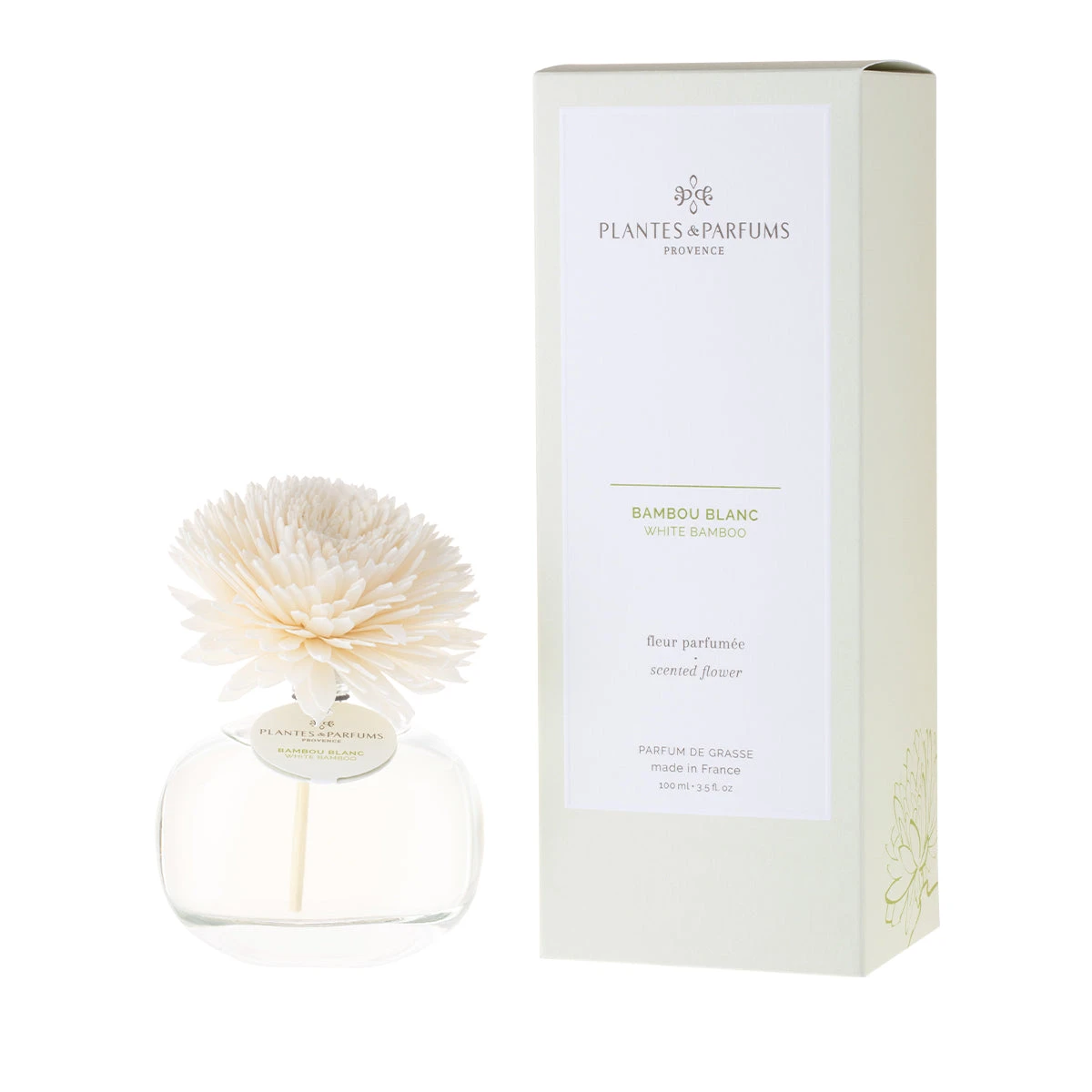 Fleur Parfumée Bambou Blanc 3 Fleur Parfumée Bambou Blanc