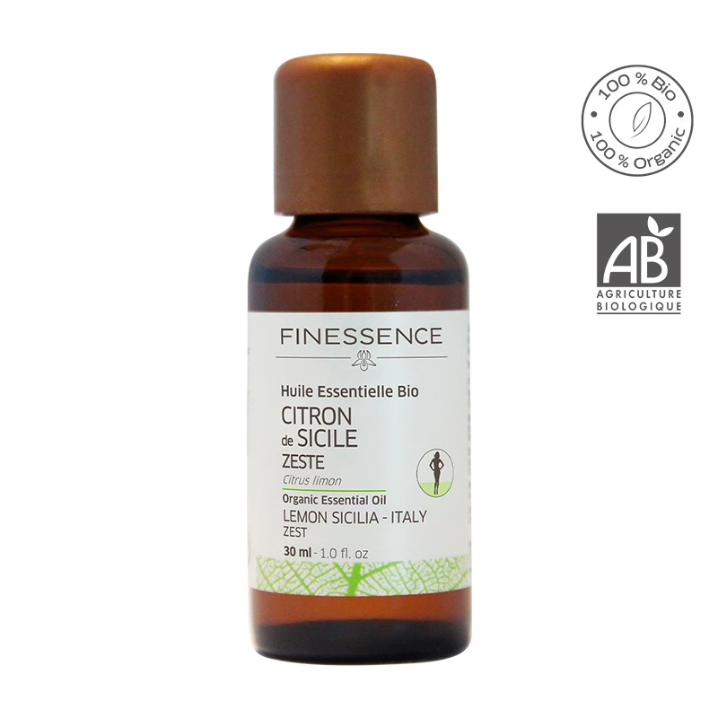 Huile Essentielle Citron De Sicile Zeste BIO 30ml 3 Huile Essentielle Citron De Sicile Zeste BIO 30ml