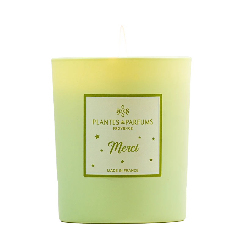 Bougie Végétale Merci 180g 3 Bougie Végétale Merci 180g